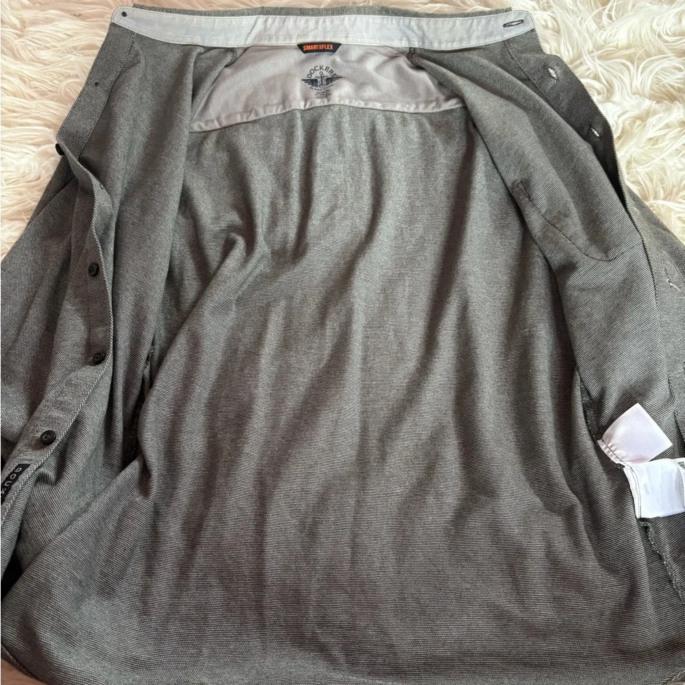 Docker Men's Alpha Ultimate Slim-Fit Smart 360 Flex Stretch Shirt Size M - Picture 4 of 8